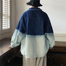 美式外套男潮牌春宽松痞帅炸街oversize毛边做旧夹克男JK951-P76，男装夹克，星座1103-3