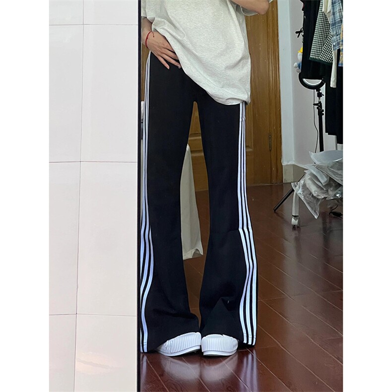 【网图】三条杠裤子男夏季直筒休闲美式高街条纹运动裤WK01CC-P48,女装休闲裤,星座1007（原301D）