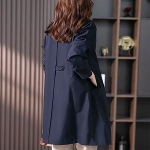 中长款风衣女春秋外套英伦小个子大衣流行2025年新中式高档女风衣图片