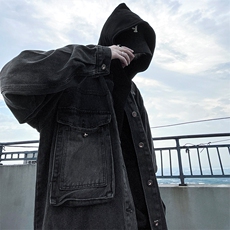 JK01-P88控128初秋新款上衣男女美式复古水洗牛仔夹克外套，男装夹克，电商B327
