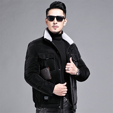 B22722钱塘2020-3冬季新款90白鸭绒男士羽绒服毛领可脱卸P275，男装羽绒服，钱塘207-3