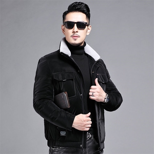 B22722钱塘2020-3冬季新款90白鸭绒男士羽绒服毛领可脱卸P275图片