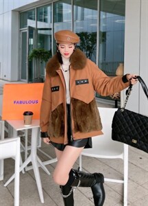 冬装时尚大狐狸毛领卡毛派克,其它,梦中秋月