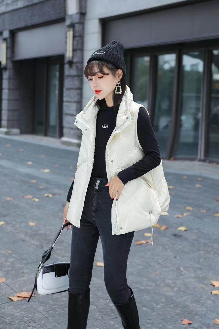 冬季补单款羽绒马甲，女装马甲，名门秀