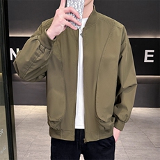 户外夹克男棒球领纯色上衣冲锋衣外套DSA157B-JK7869-P70，男装夹克，电商A157B