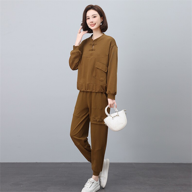 时尚优雅女装套装舒适百搭两件套气质显瘦休闲装,女装套装/套裙,叶笙衣