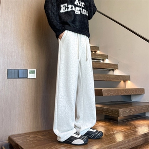 K5090/P45加绒P50冬季加绒卫裤男士加厚保暖休闲裤大码运动裤子图片