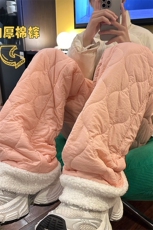 2025冬季新款内景大码防水加厚棉裤M-5XHK241058-特P35，男装休闲裤，电商A022