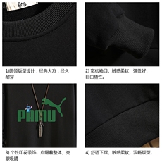 S6227-P28秋季圆领卫衣男大码韩版宽松长袖外套砖墙，男装卫衣，电商A040A