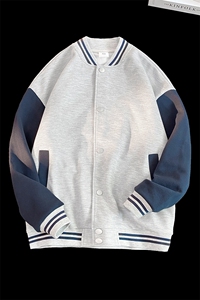 秋季新款男 双色拼接百搭针织外套毛毯平铺WT3410-P57控88图片