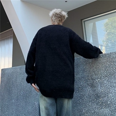慵懒风毛衣男秋冬韩版学生宽松软糯情侣款针织衫潮流JY66-P55，男装针织衫/毛衣，星座1008-1