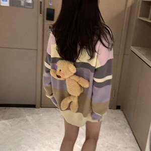 小熊毛衣,女装针织衫/毛衣,XTZ style