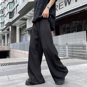 韩版潮牌直筒休闲长裤2024夏季新款垂感西装裤男 现货 K7962-P42图片