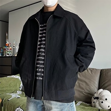 翻领休闲夹克男士2025年春秋季稳重休闲外套时尚百搭上衣J455，男装夹克，星座1116A（原606A-3）