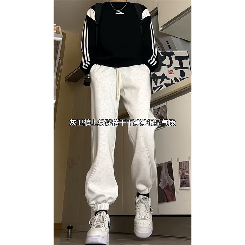2026春款华棉运动裤束脚卫裤M-4XLK823-1特P43控68,男装休闲裤,电商A309