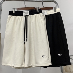 重磅刺绣美式透气速干运动百搭短裤男夏X416B-1-DK1129-特p30限58图片