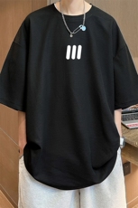 华夫格t恤男短袖男大码五分袖大皂风HT73436-P22，男装T恤，电商A040