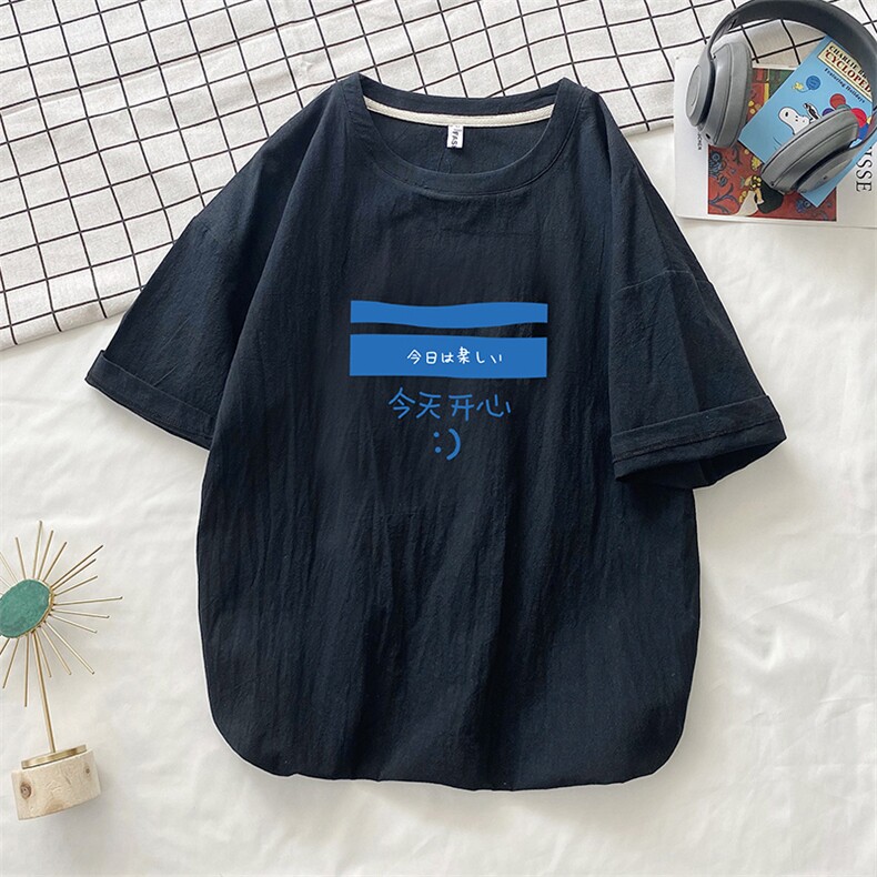 YT26033-P30亚短袖t恤男大码五分袖男宽松七分袖港风摆拍,男装T恤,电商A040