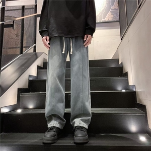 美式牛仔裤男款秋季长裤潮加绒 NJ58 P48图片