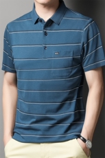 精品时尚短袖T恤男上衣夏季男士休闲免烫半袖体恤POLO衫P70，男装Polo衫，星座1105-3