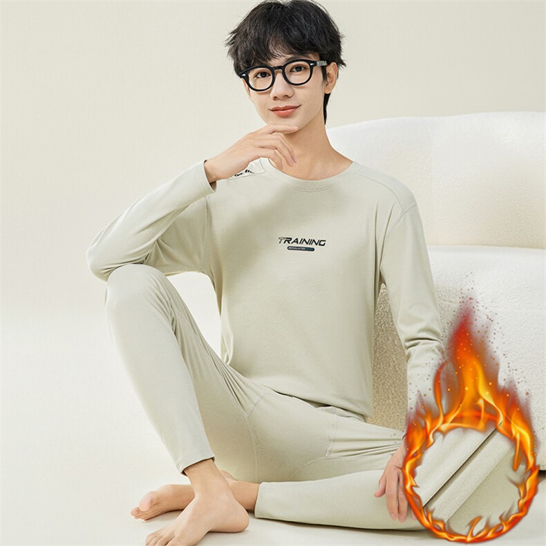 男士秋衣秋裤休闲情侣保暖内衣套装两件套TZ4339-P48,男装棉衣,星座310B-3