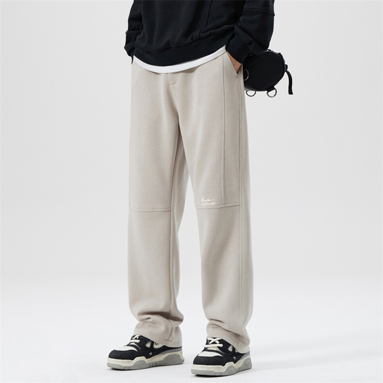 2026春季款运动裤男宽松直筒潮牌百搭阔腿裤垂感休闲裤DY588-P65，女装休闲裤，电商A178-1