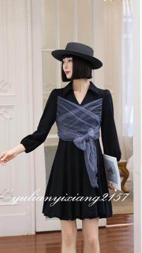 秋装新款连衣裙，女装连衣裙，雨恋依香