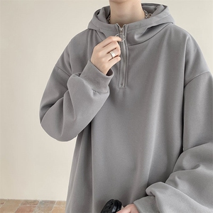 WY6602特批45加绒特批55华棉复合牛奶丝大口袋大码连帽卫衣现货
