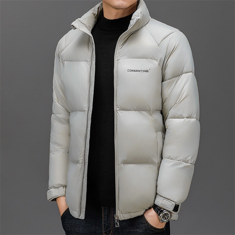 秋冬大码男士立领面包服潮牌商务休闲保暖短款户外运动防寒男外套,男装棉衣,钱塘6003（原4033）