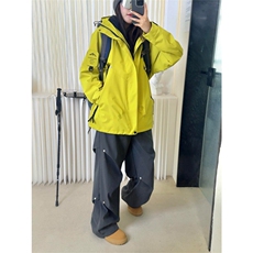 网图有货秋季单冲三防冲锋衣防风防水登山服外套男女A795-P48，男装夹克，星座1505