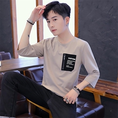家乐2021-短袖t恤男士韩版个性潮流圆领丅中袖体恤上衣服夏季，男装T恤，电商D310（原电商305）