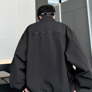 ！2023秋季新款重工刺绣男士棒球服夹克百搭上衣JK187P75控98图片