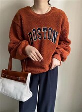 皮毛一体卫衣，女装卫衣/绒衫，A.S BAINA 艾莎佰纳