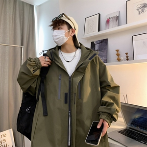 2024春季款户外工装连帽宽松夹克帅气防风百搭外套CYJK9237-P75图片