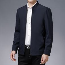 X2118钱塘2020-2中年男士商务休闲简约百搭春秋款夹克外套P125，男装夹克，钱塘207-2
