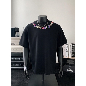 TX03LL-特P40 cleanfit字母圈短袖男款高级感小领口t恤图片