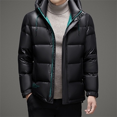 羽绒服男冬季加厚极寒外套2026新款高端男士短款中老年爸爸装亮色，男装羽绒服，电商B212（原钱塘6029）