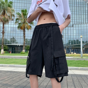 美式复古机能工装短裤男夏季运动休闲五分裤潮牌2024新款沙滩图片