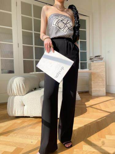 【新款】高腰直筒西装裤，女装休闲裤，LION&CAT(2F)