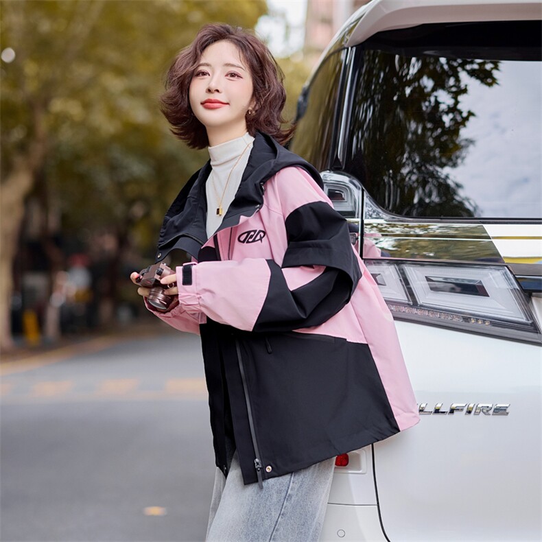 2024年冬季新款白鸭羽绒内胆冲锋衣外套两件套女,女装羽绒服,辉之琳