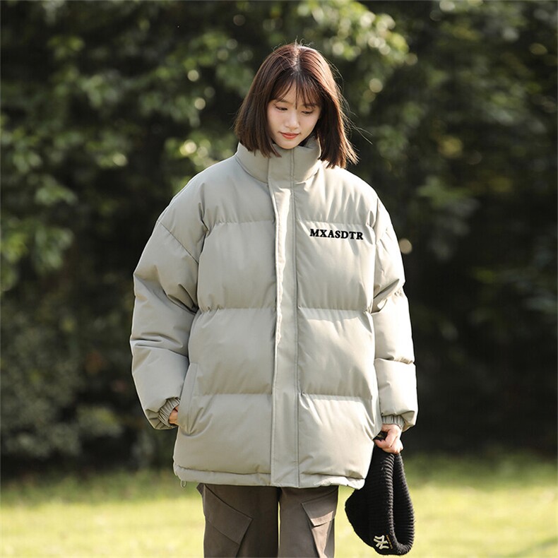 现货 抖音得物可供视频 冬季三防加厚羽绒棉衣外套面包棉服 81139图片