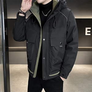 店主风 2025年连帽重工机能潮流帅气保暖羽绒服男YR6032-P215图片
