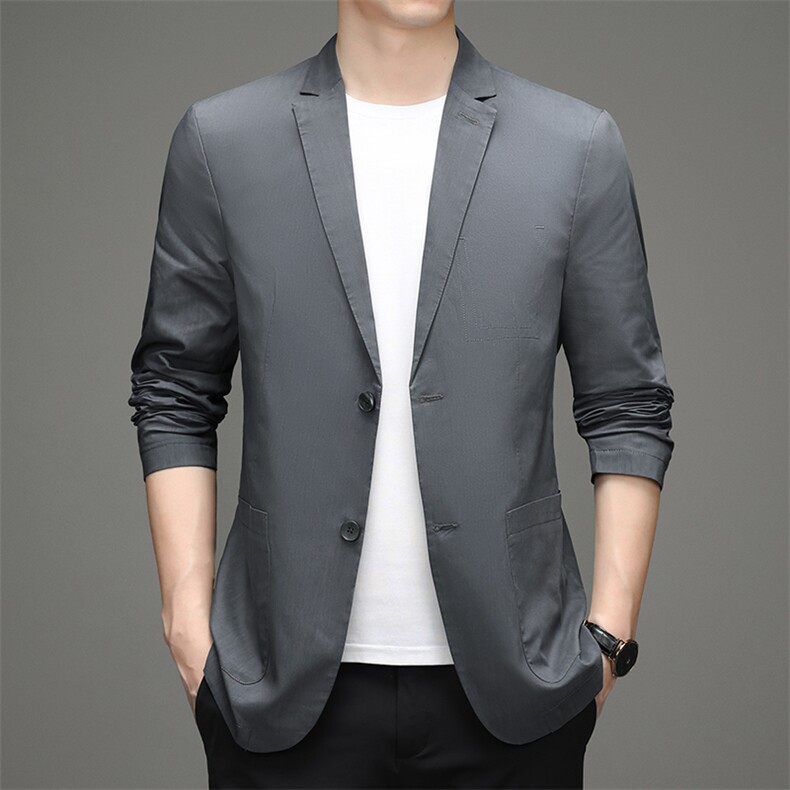 YYA6628803男士2023年秋季新款长袖西服休闲青年夹克西装P198,男装西服,电商B360