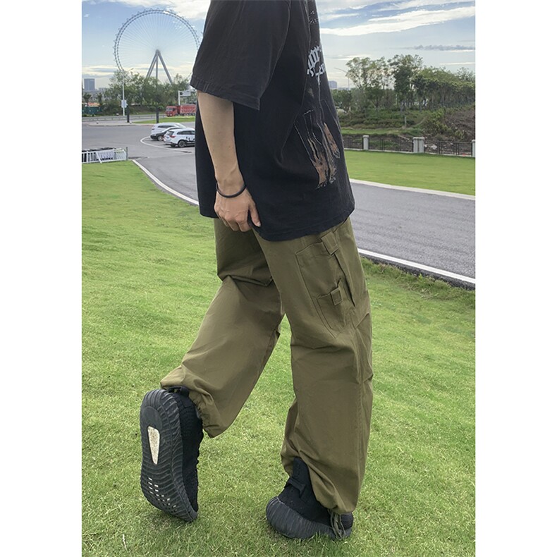 B221美式ins街头hiphop宽松工装休闲裤子LK23122-P65控88,男装休闲裤,电商B221