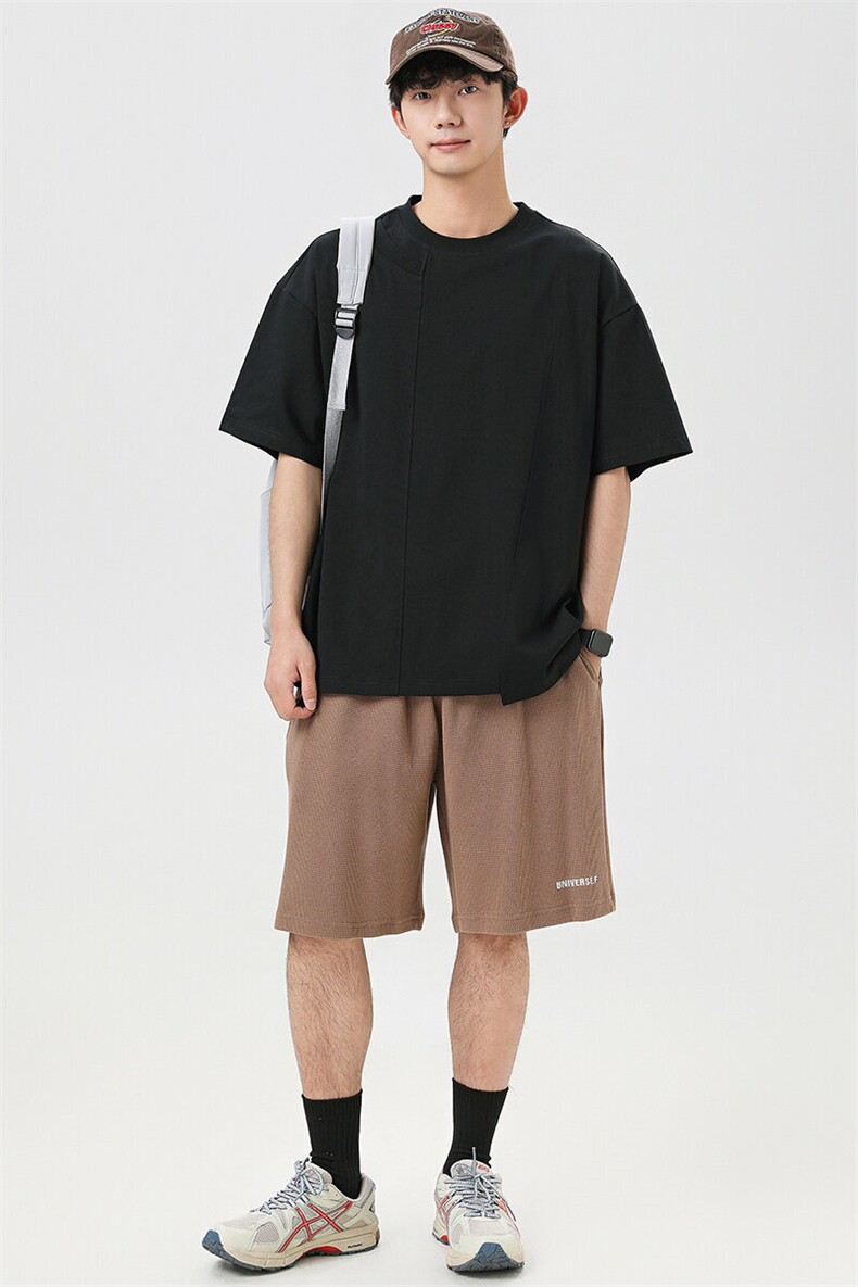 DX265P45港风情侣短袖冰感速干百搭休闲潮流宽松T恤男,男装T恤,星座1204