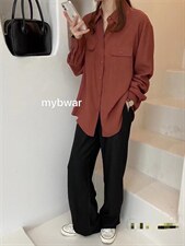 SW/2021秋冬新品衬衫，女装衬衫，雨木其