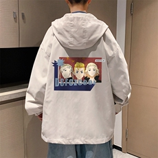 ！港风风衣男短款长袖夹克男休闲外套男上衣男DJK301-P45，男装夹克，电商B371