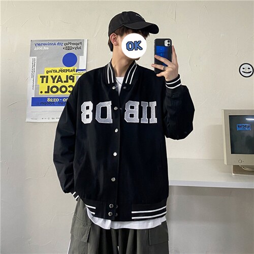 2026秋装新款长袖港风夹克男个性宽松外套韩版潮流百搭WT8814-P45,男装夹克,星座1008-2