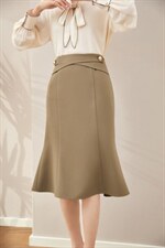 2021秋季新款鱼尾半身裙，女装半身裙，秋子丰色(3F)