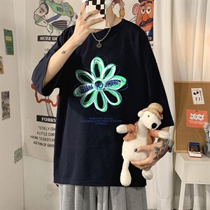 Q11170-P30 春夏季七分袖t恤男大码五分袖男短袖中袖图片